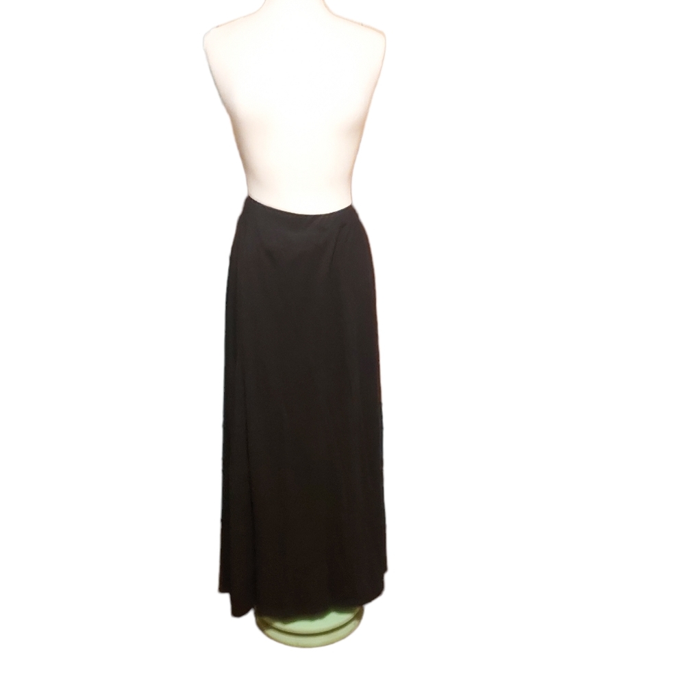 Cato Women's L Black Maxi Skirt Business Casual Preppy Cottagecore Dark Academia